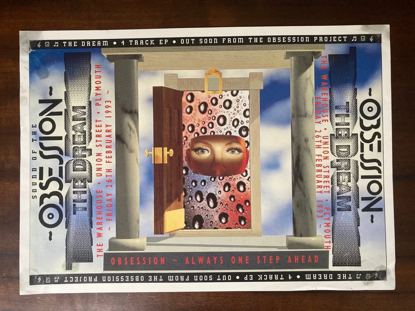 Flyer for Obsession - The Dream - Plymouth