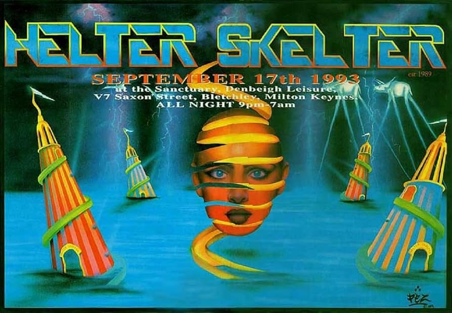 Flyer for Helter Skelter - 17/09/1993