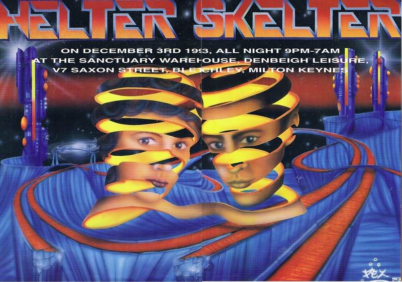 Flyer for Helter Skelter - 03/12/1993