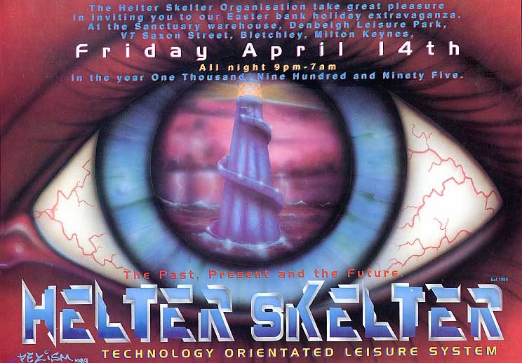 Flyer for Helter Skelter - The Past, Present And The Future