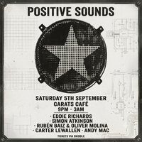Flyer for Positive Sounds Beach Party