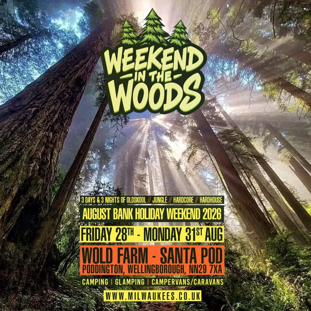 Flyer for Weekend in the Woods