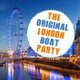 Flyer for The ORIGINAL London Boat Party + Food + FREE After Party!