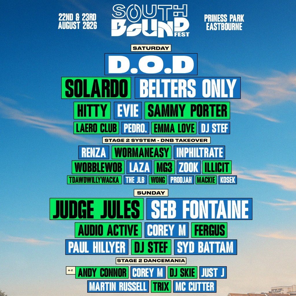 Flyer for Southbound Fest