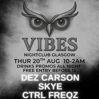Flyer for Vibes Thursdays Bounce, Techno & Trance