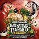 Flyer for Natural born  Raver's present Mad hatters tea party