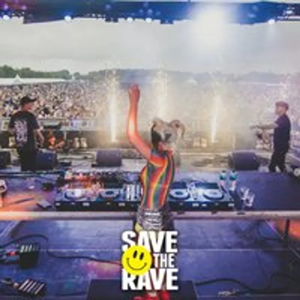 Flyer for Save The Rave: Old Skool Outdoor Festival, Cornwall 2026