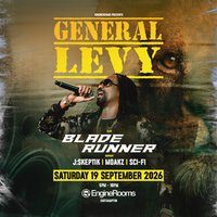 Flyer for EngineRooms Presents: General Levy