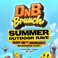 Flyer for DNB Brunch 'Summer Outdoor Rave'