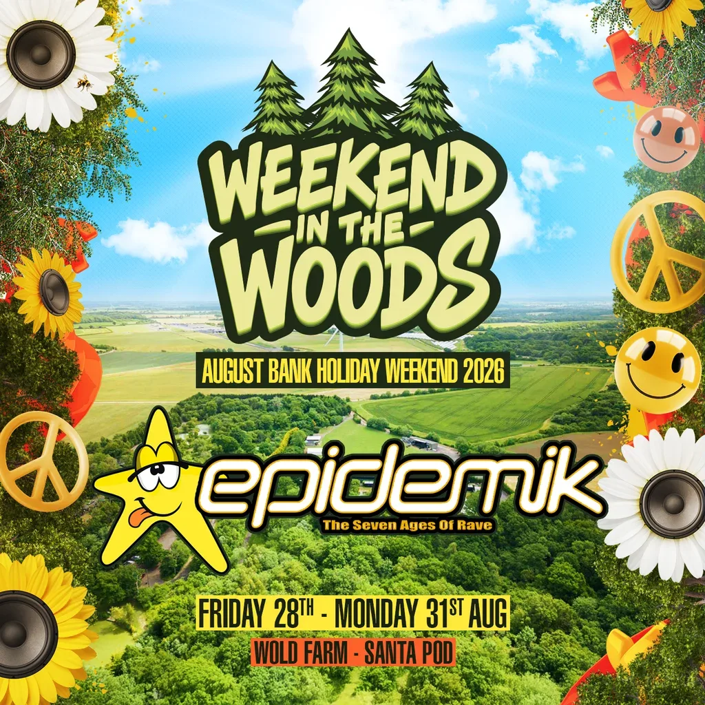 Flyer for Epidemik in the Woods