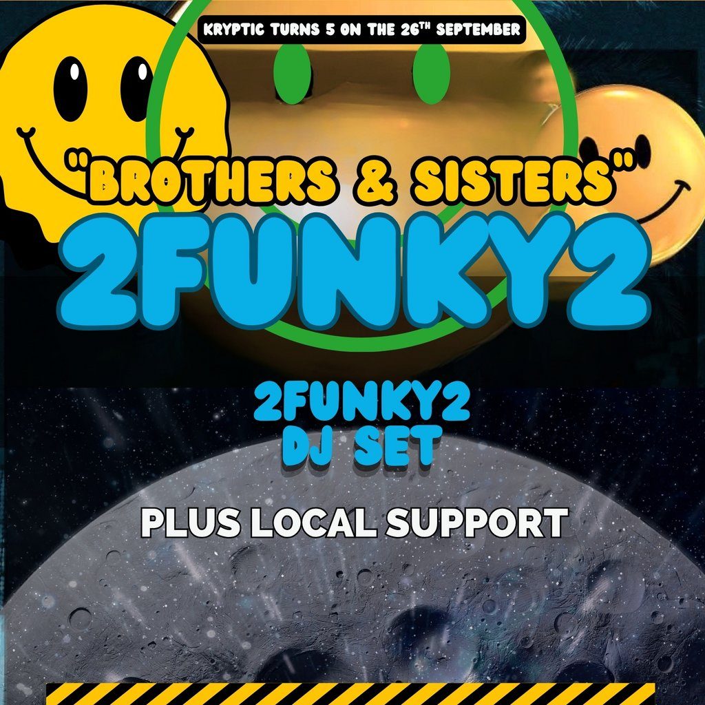 Flyer for Kryptic 5th Anniversary