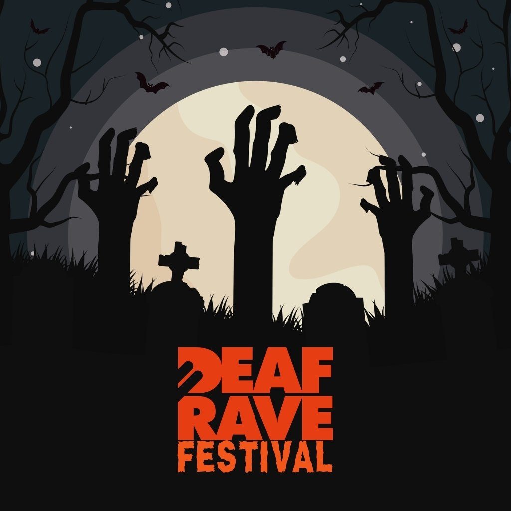 Flyer for Deaf Rave Festival After Dark 2026