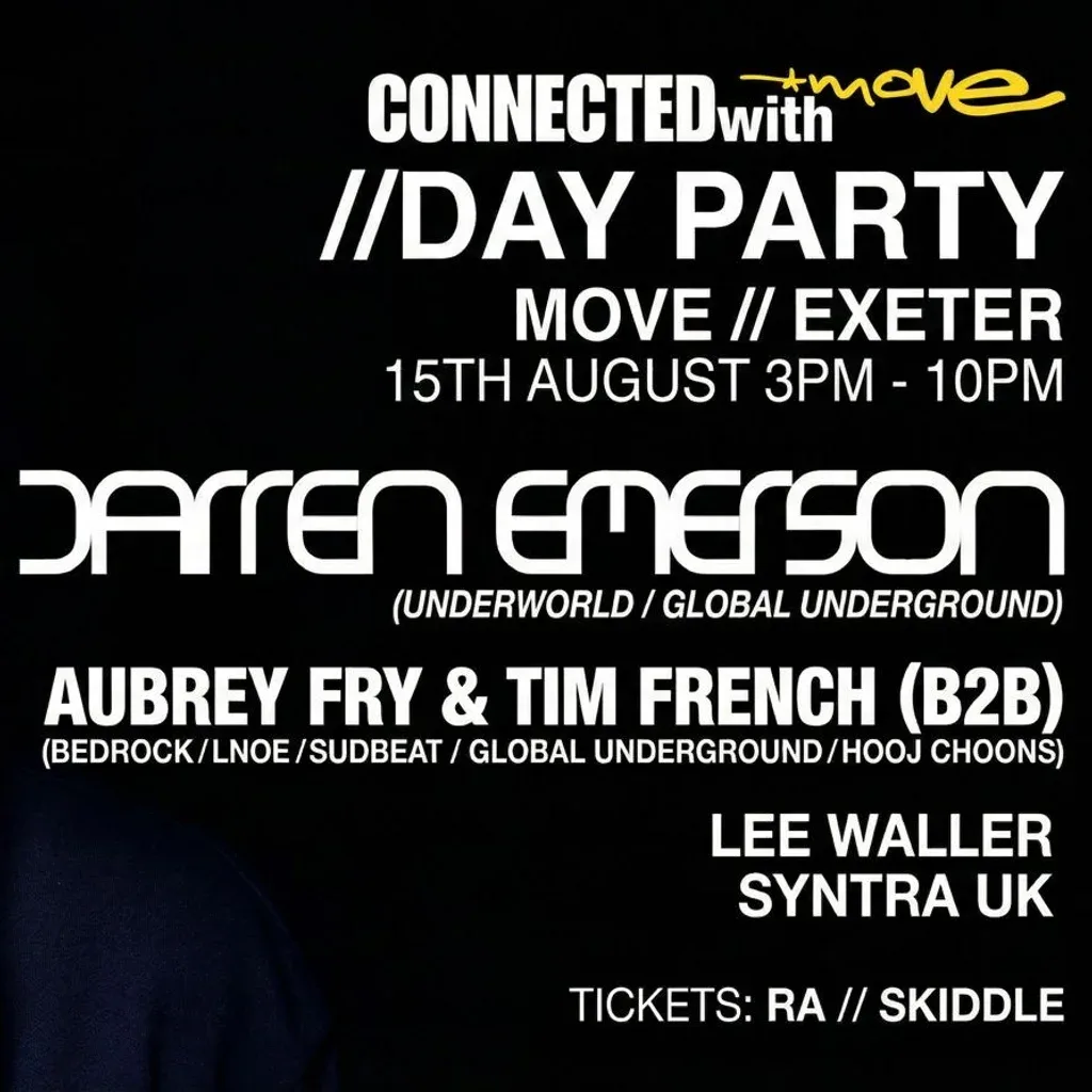 Flyer for CONNECTEDwith DARREN EMERSON