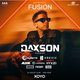Flyer for AAA Fusion presents Daxson extended set plus support