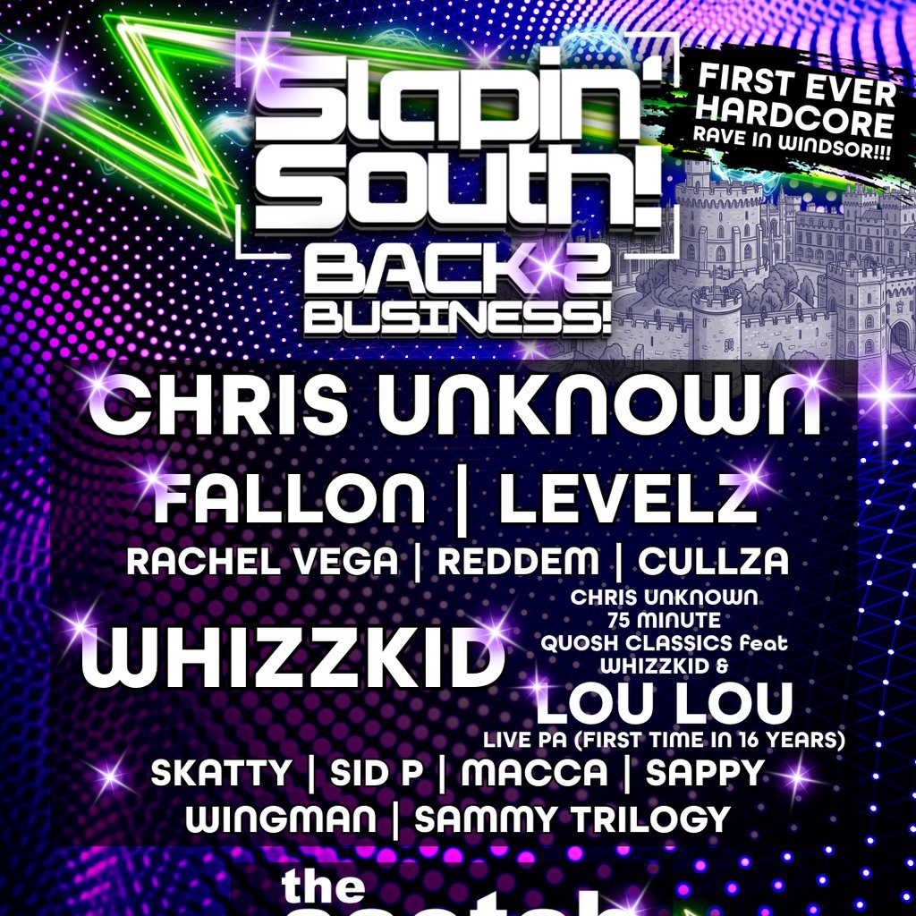 Flyer for Slapin' South! - Back 2 Business