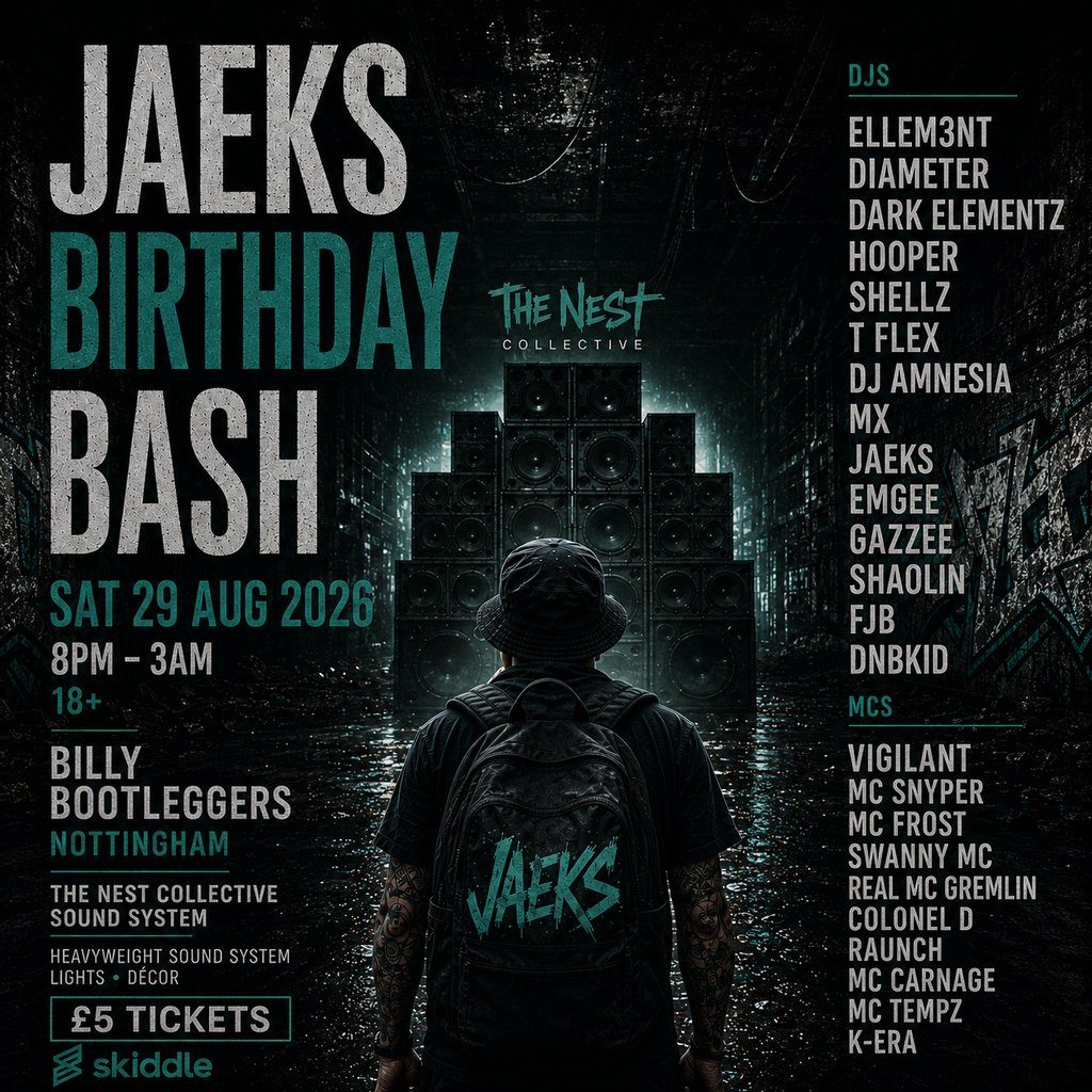 Flyer for DJ JAEKS - Birthday Bash