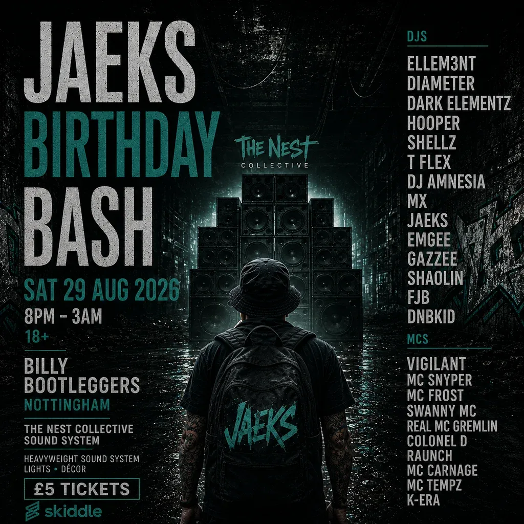 Flyer for DJ JAEKS - Birthday Bash