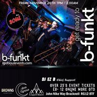 Flyer for I Got Soul - B FunkT  | Bier Keller