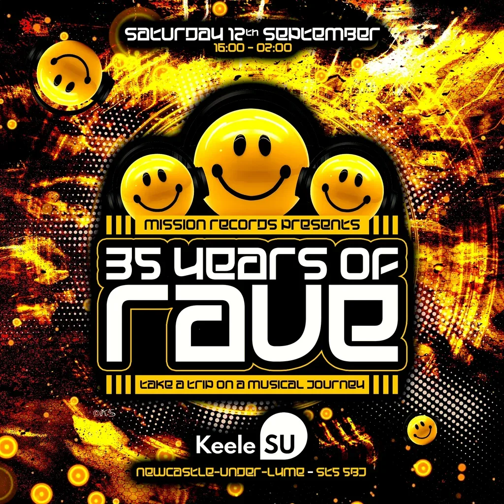 Flyer for 35 Years Of Rave