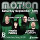 Flyer for Motion - Factor B The Thrillseekers Maria Healy Dark Fusion