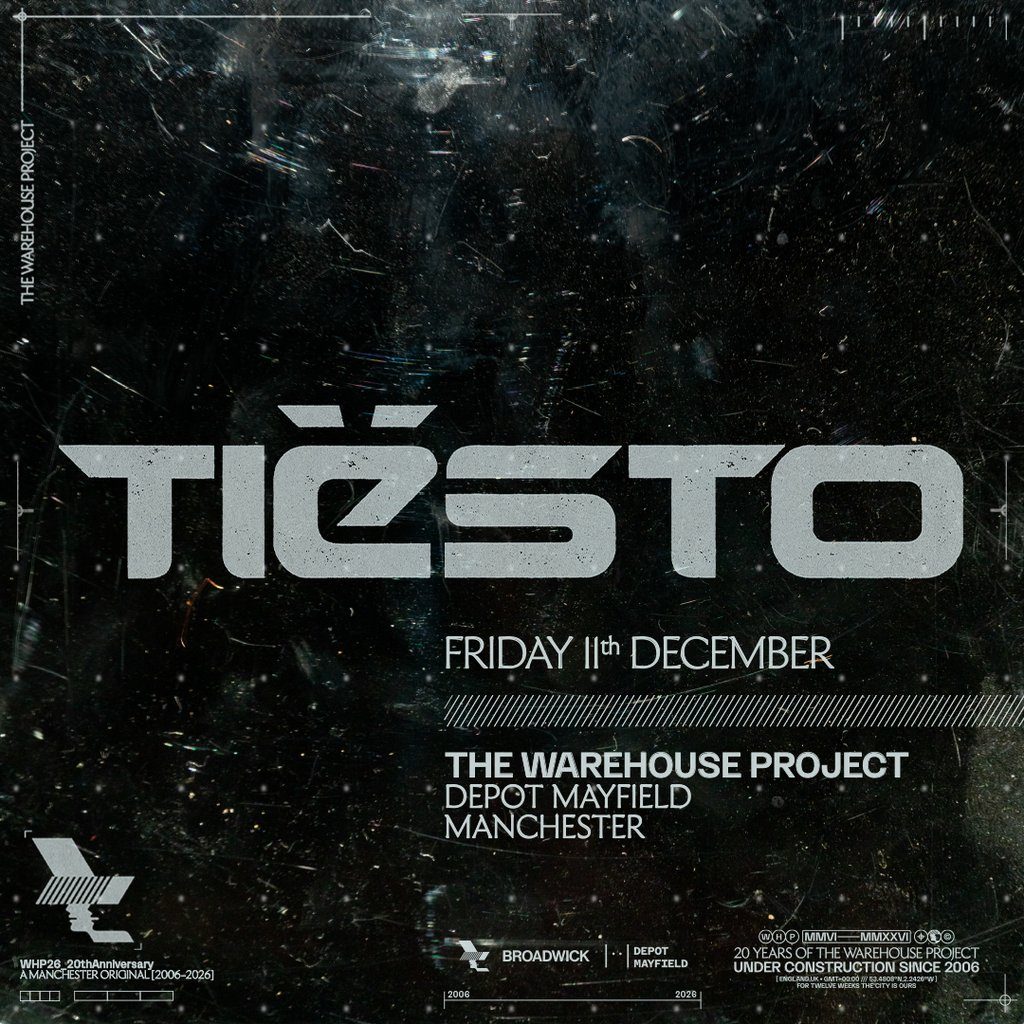 Flyer for WHP Presents Tiësto