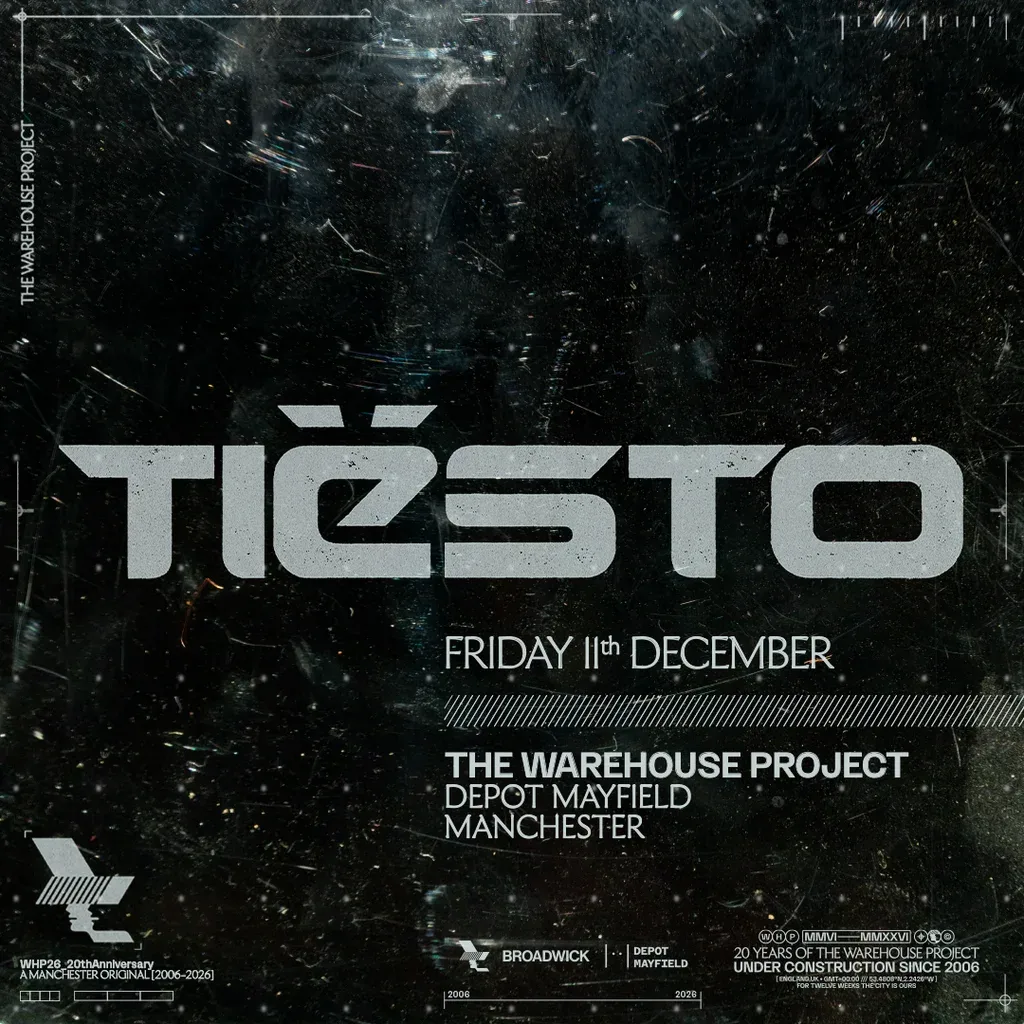 Flyer for WHP Presents Tiësto