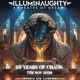 Flyer for IllumiNaughty: 20 Years Of Chaos - Vini Vici & More