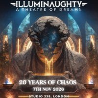 Flyer for IllumiNaughty: 20 Years Of Chaos - Vini Vici & More