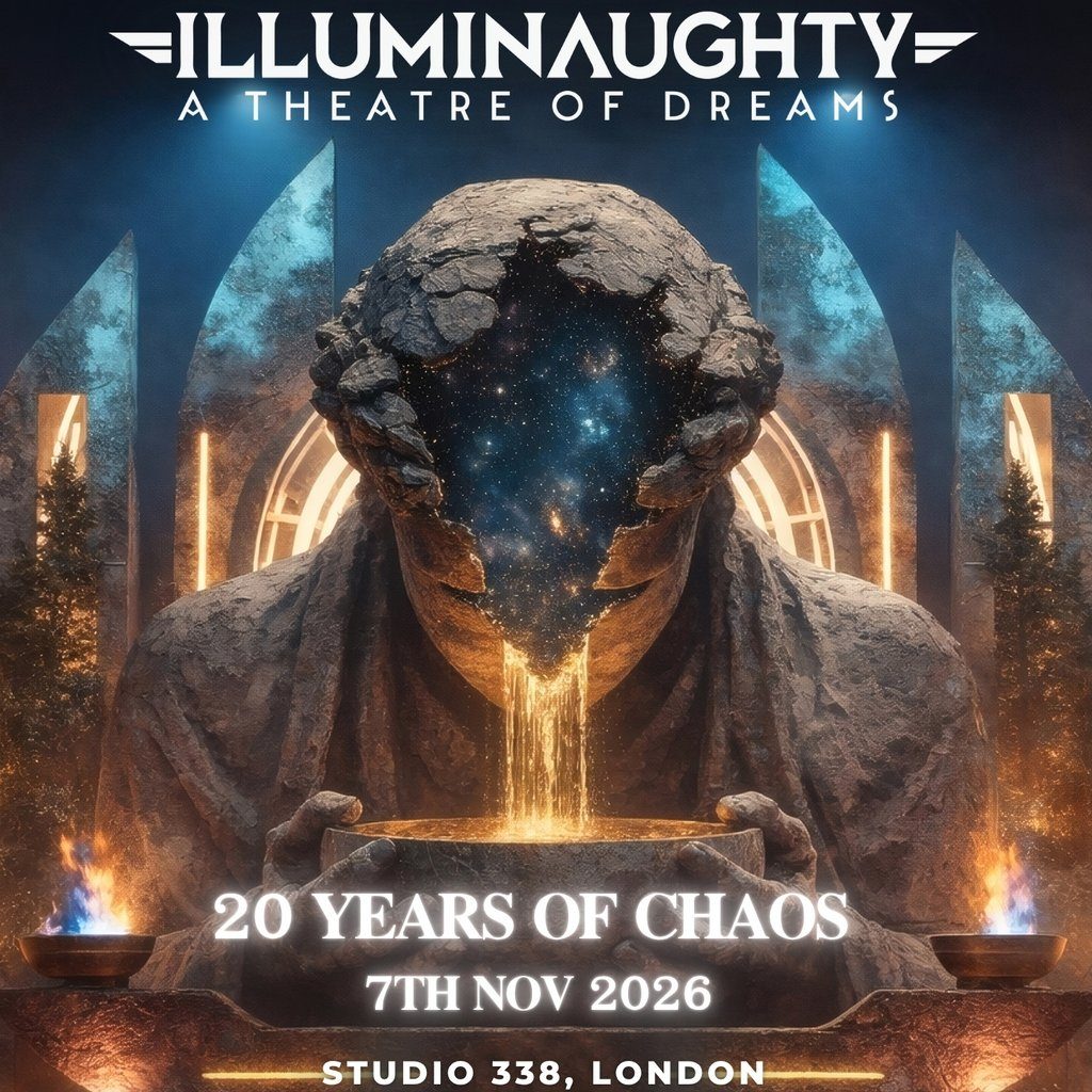 Flyer for IllumiNaughty: 20 Years Of Chaos - Vini Vici & More