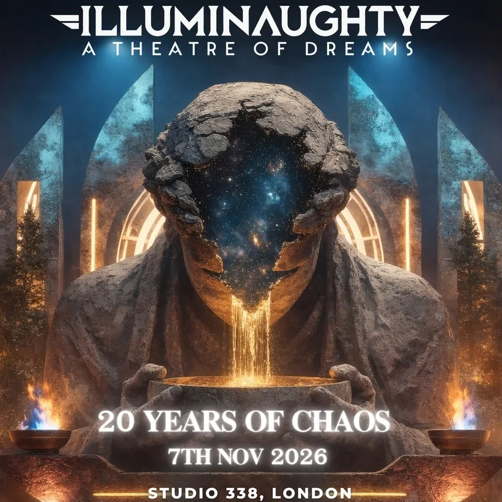 Flyer for IllumiNaughty: 20 Years Of Chaos - Vini Vici & More