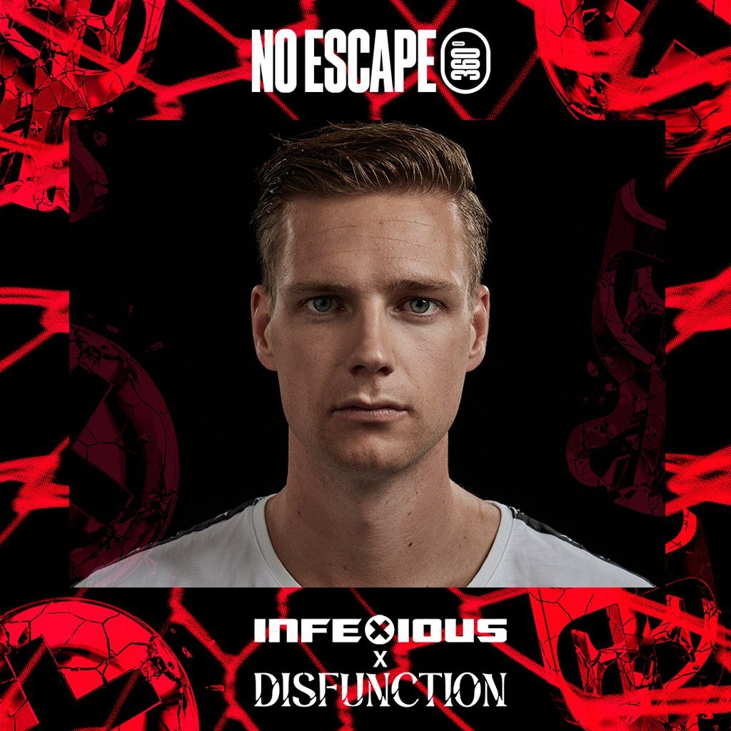 Flyer for InfeXious x Disfunction: No Escape - Act of Rage, TLØ +more