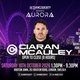 Flyer for UK Trance Society presents Aurora w/ Ciaran McAuley