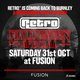 Flyer for Retro Halloween Special @ Fusion Burnley