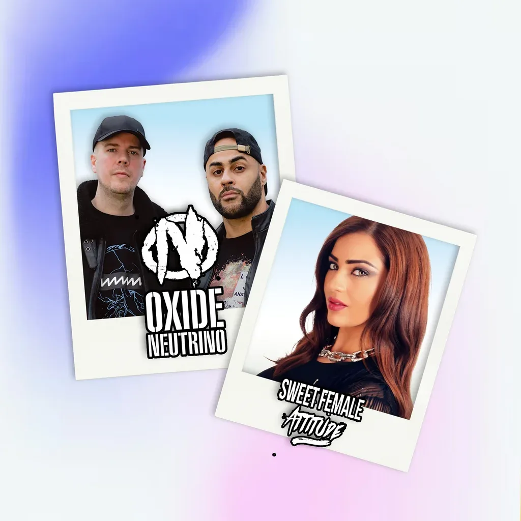 Flyer for B2TOS UKG - Oxide & Neutrino and Sweet Female Attitude [Skylahs]