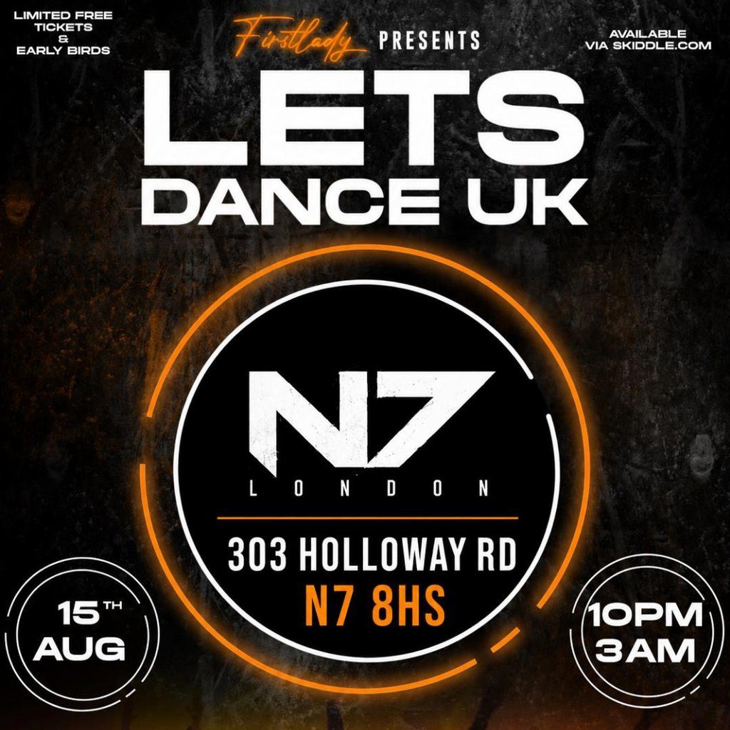 Flyer for Let's Dance UK