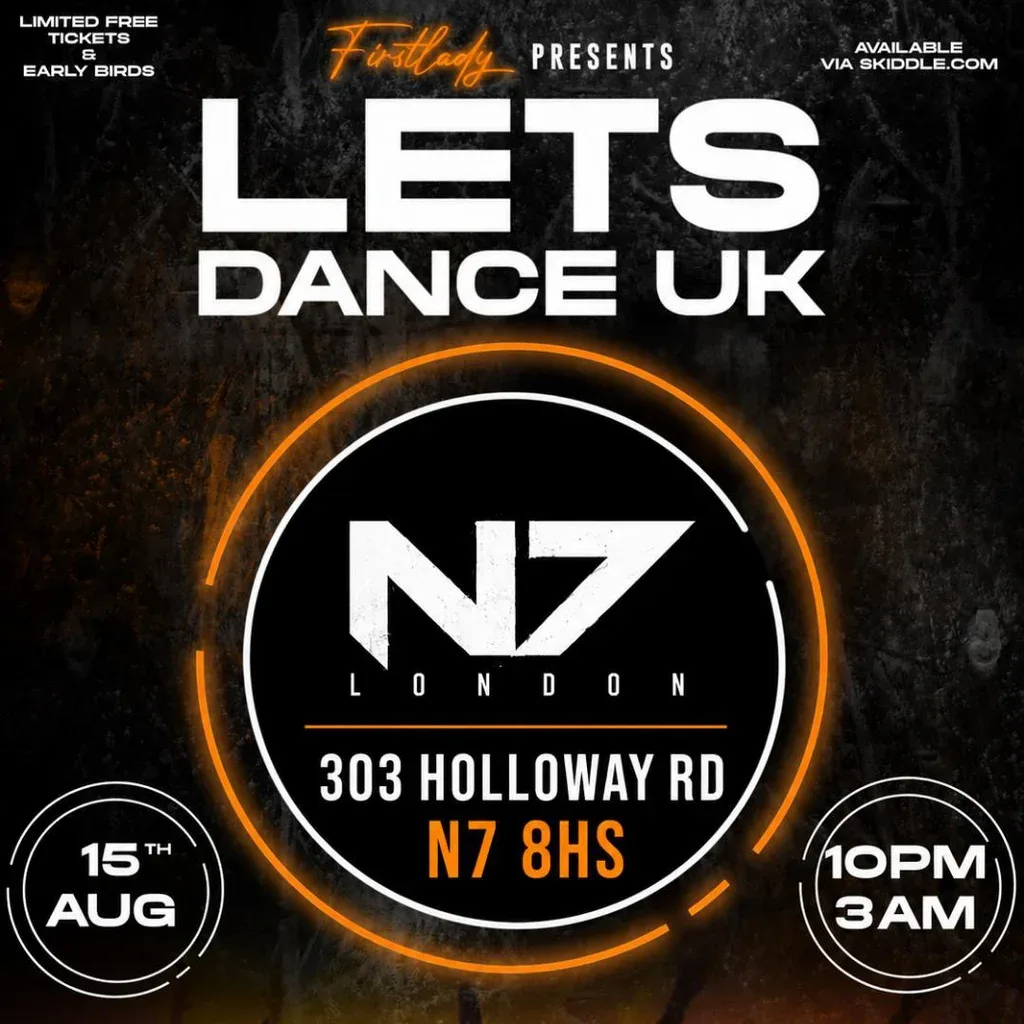 Flyer for Let's Dance UK