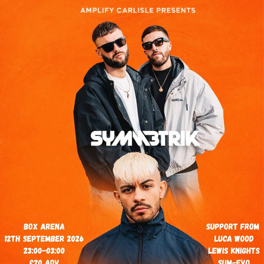 Flyer for Symmetrik x Schak