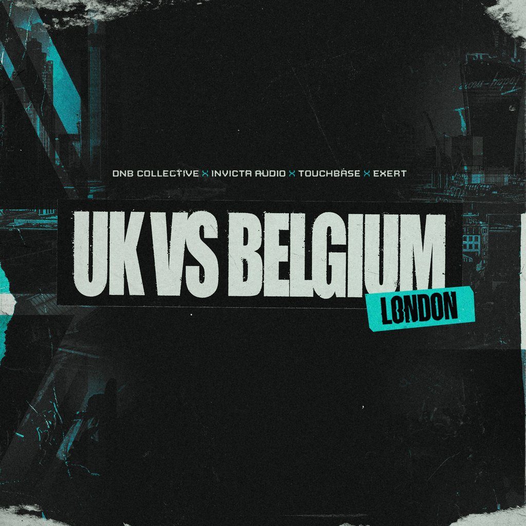 Flyer for U.K vs Belgium Tour: London