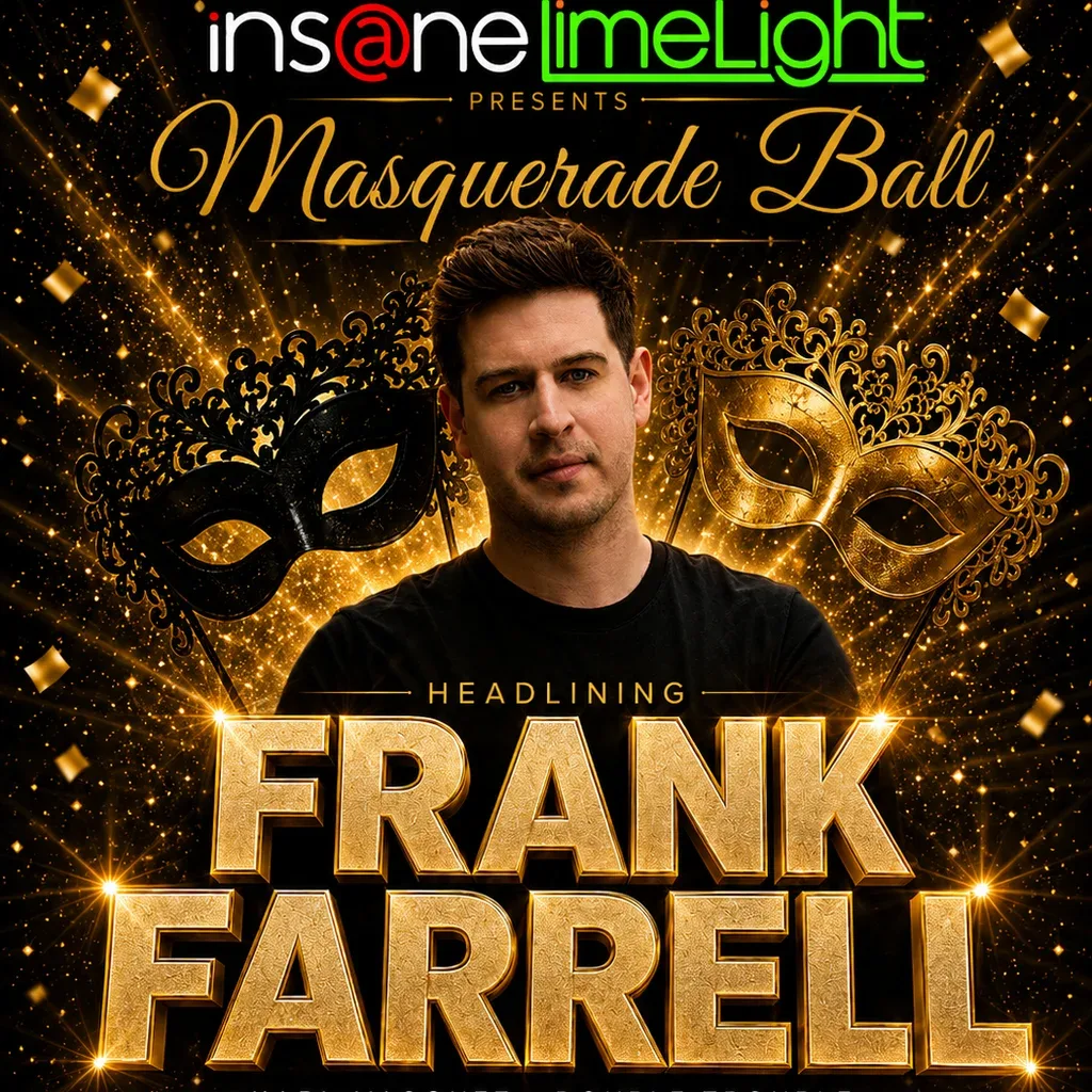 Flyer for Insane Limelight The Masquerade Ball