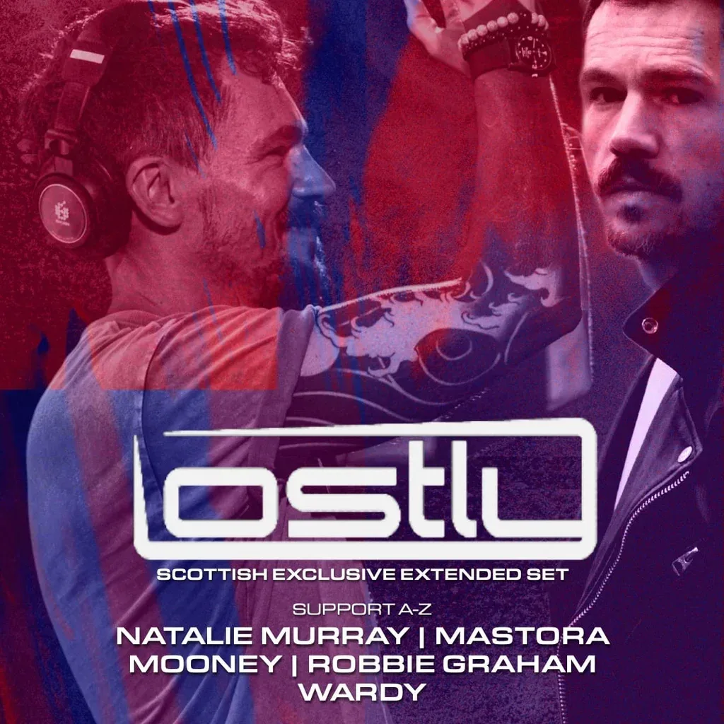Flyer for Frisson Events pres. LOSTLY