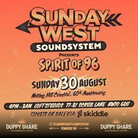Flyer for Sunday West Soundsystem at Notting Hill Carnival 2026