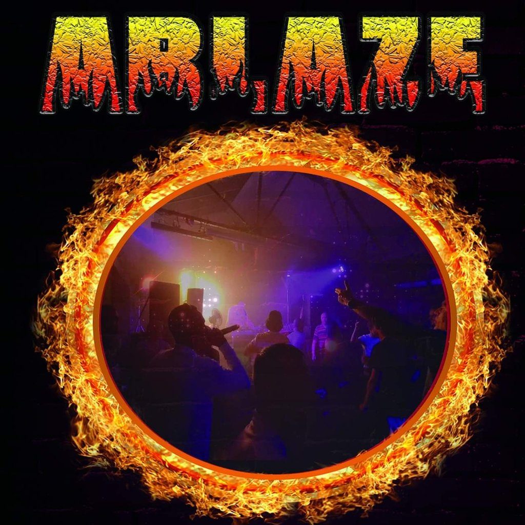 Flyer for Ablaze Down In The Cellar