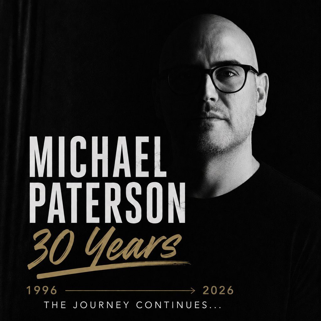 Flyer for Michael Paterson - 30 Years