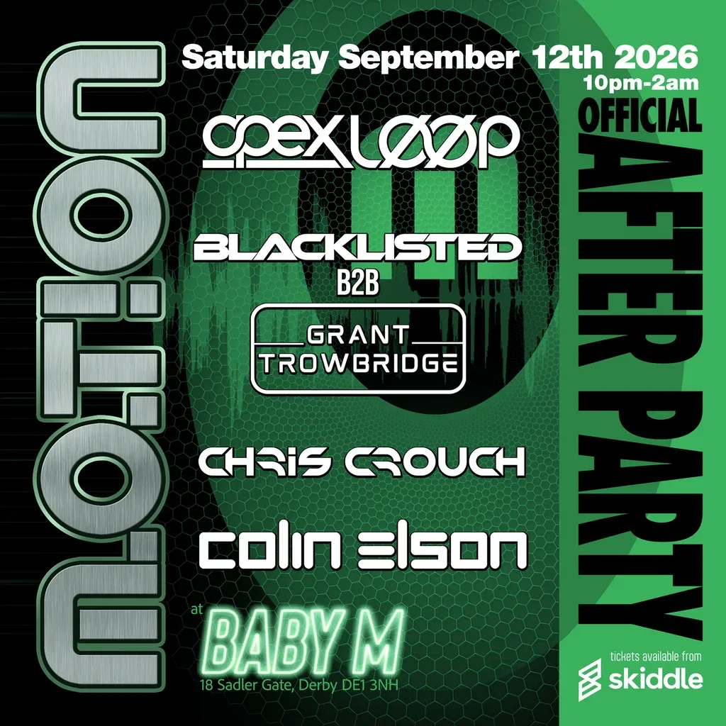 Flyer for Motion - The Official After Party