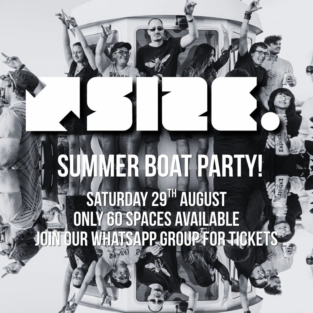 Flyer for Size Summer Boat Party