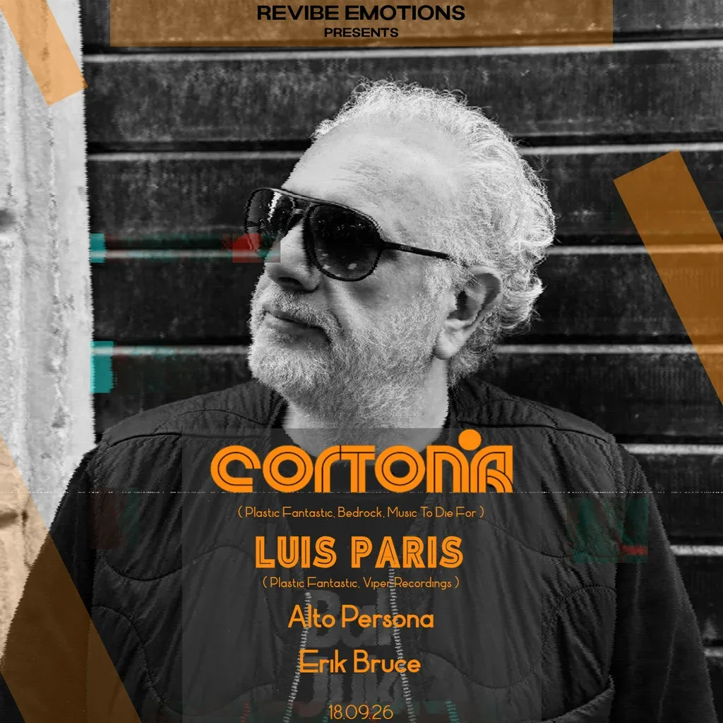 Flyer for Revibe Emotions presents - Cortona (Plastic Fantastic, Bedrock)