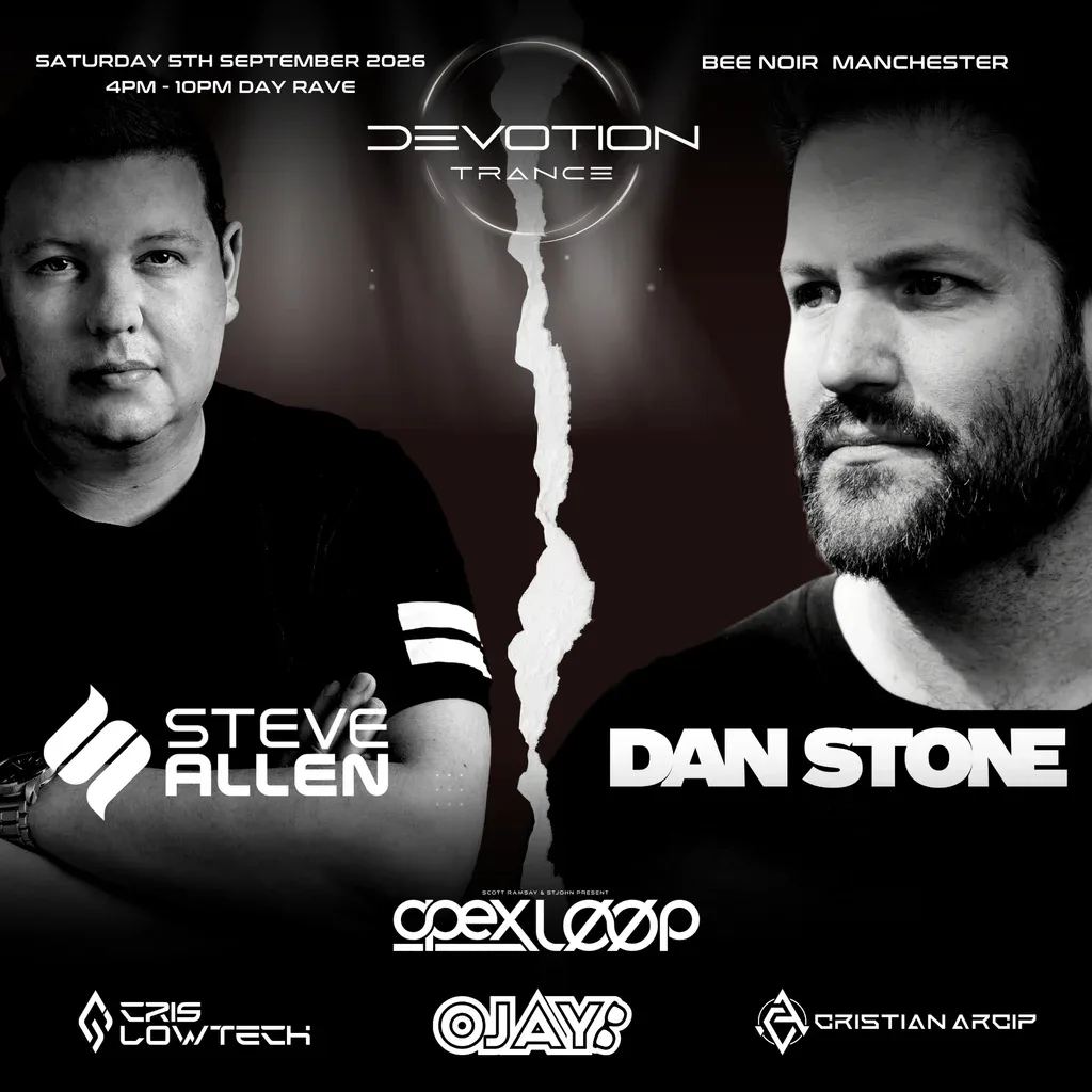 Flyer for Devotion Trance