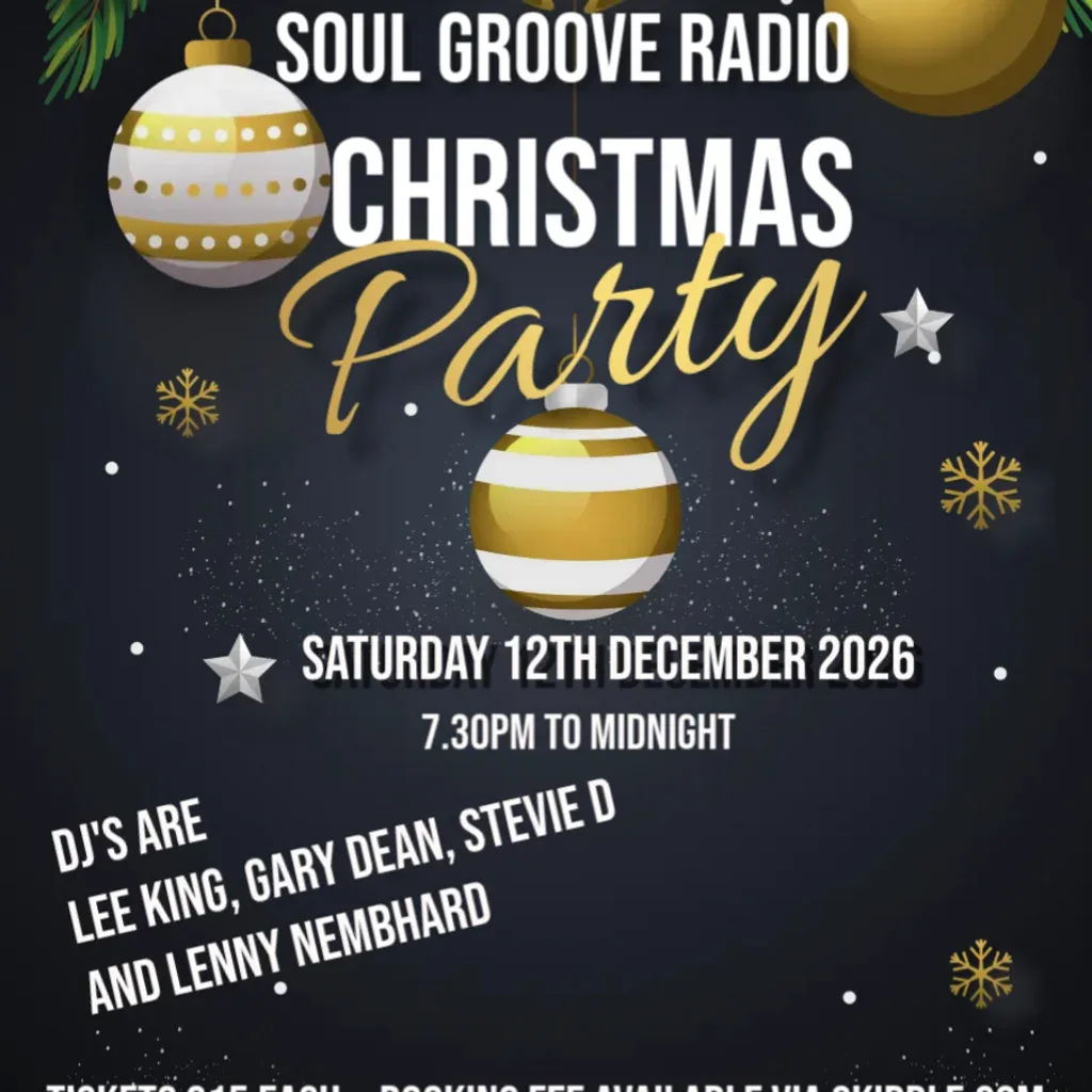 Flyer for SGR Christmas Party