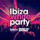 Flyer for The 2026 Freshers Ibiza White Party at FABRIC!
