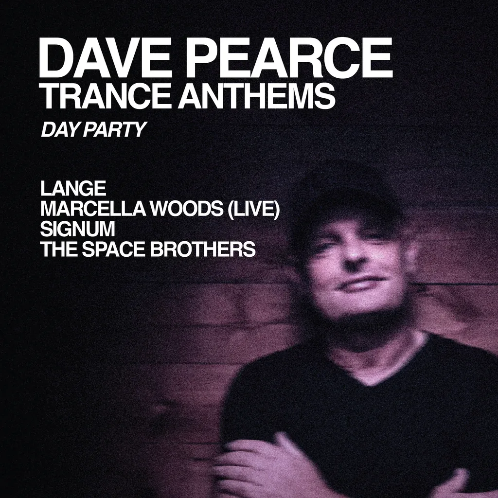 Flyer for Dave Pearce Presents Trance Anthems